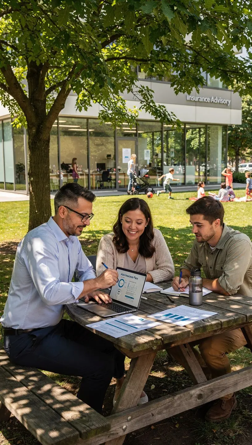 Symbolische Darstellung von Schutz und Sicherheit durch Autoversicherung